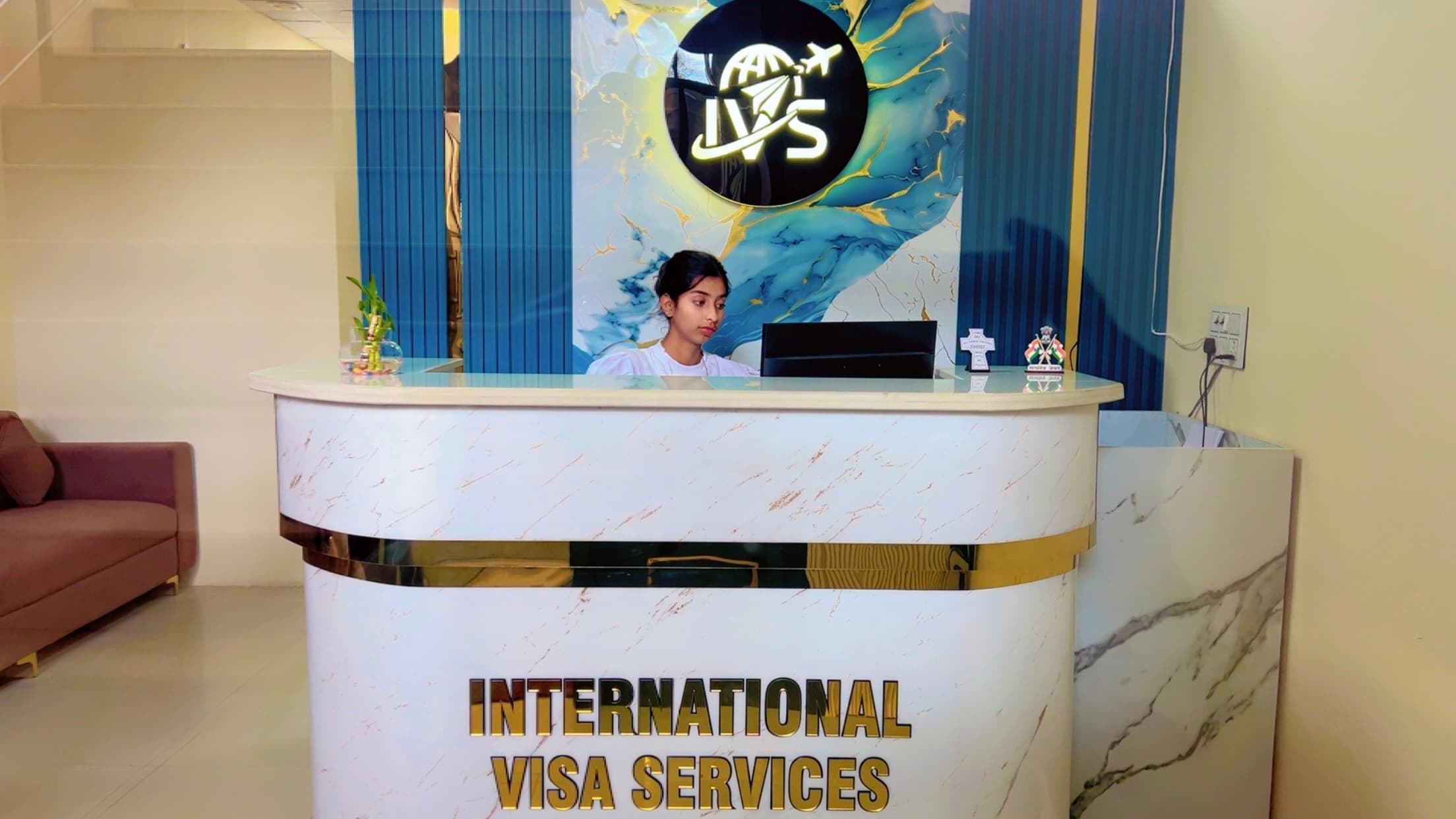 International Visa Services — office interior view 2